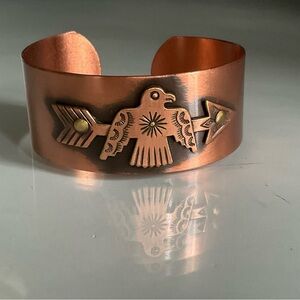 Copper Thunderbird Cuff Bracelet